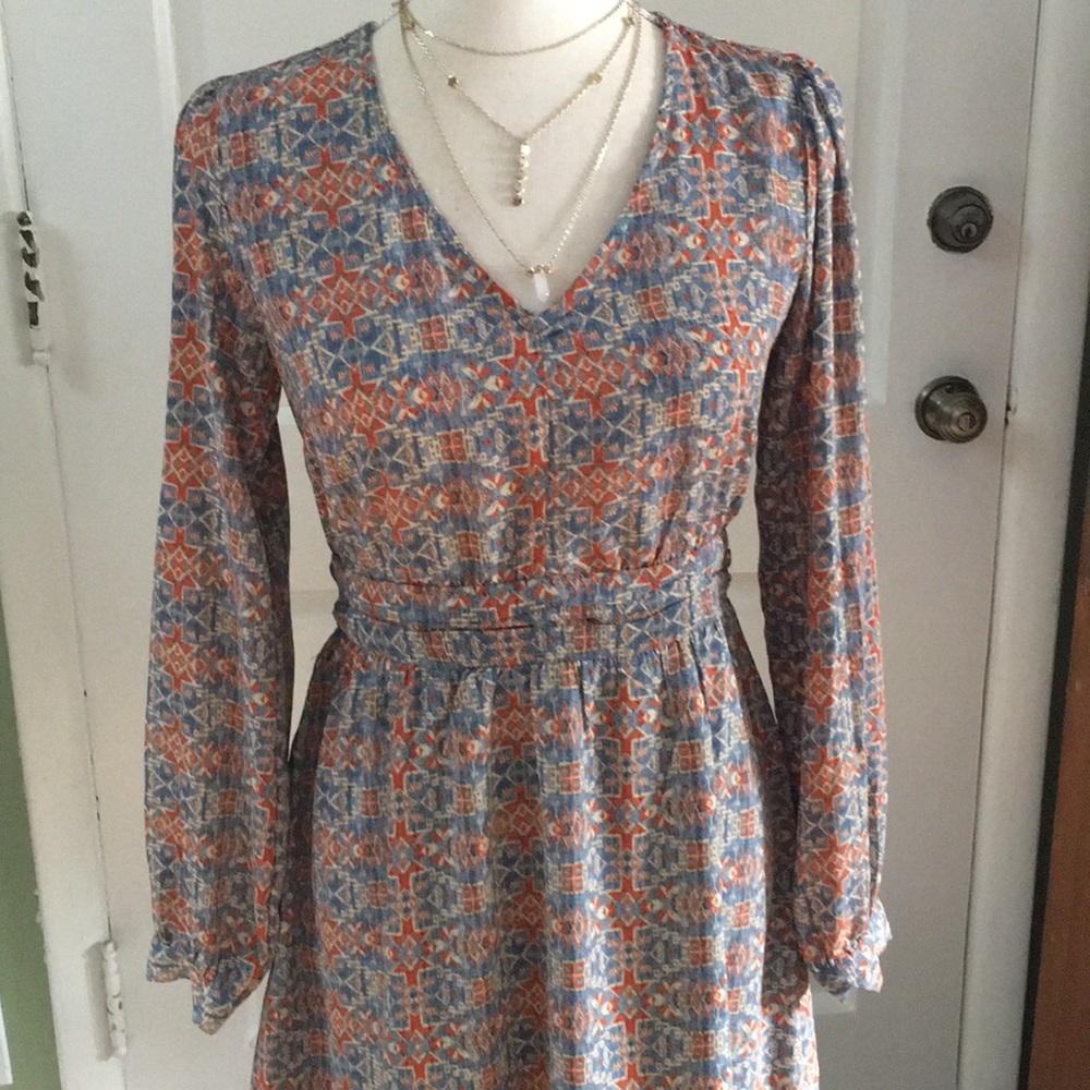 Patterned vintage style forever 21 dress